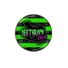 Deathrock Diva Golf Ball Marker (for Hat Clip)