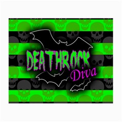 Deathrock Diva Glasses Cloth (small) by ArtistRoseanneJones