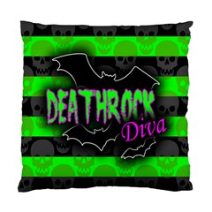 Deathrock Diva Cushion Case (single Sided) 