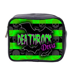 Deathrock Diva Mini Travel Toiletry Bag (two Sides) by ArtistRoseanneJones