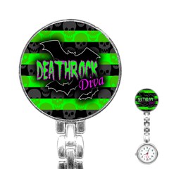 Deathrock Diva Stainless Steel Nurses Watch