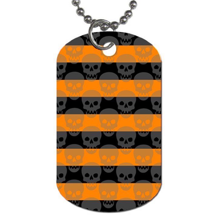 Deathrock Stripes Dog Tag (One Sided)