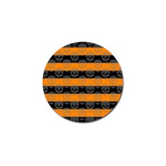 Deathrock Stripes Golf Ball Marker by ArtistRoseanneJones