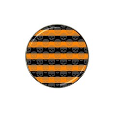 Deathrock Stripes Golf Ball Marker 4 Pack (for Hat Clip) by ArtistRoseanneJones