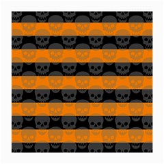 Deathrock Stripes Glasses Cloth (medium, Two Sided) by ArtistRoseanneJones