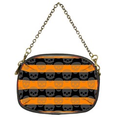 Deathrock Stripes Chain Purse (one Side)