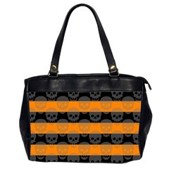 Deathrock Stripes Oversize Office Handbag (two Sides)