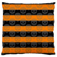 Deathrock Stripes Large Cushion Case (single Sided) 