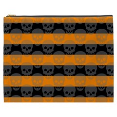 Deathrock Stripes Cosmetic Bag (xxxl)