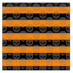 Deathrock Stripes Large Satin Scarf (square)