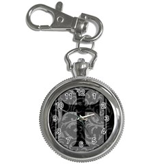 Goth Brocade Cross Key Chain Watch