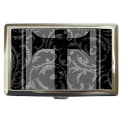 Goth Brocade Cross Cigarette Money Case