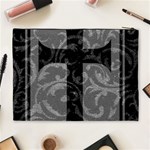 Goth Brocade Cross Cosmetic Bag (XL) Back