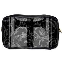 Goth Brocade Cross Travel Toiletry Bag (one Side)