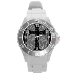 Goth Brocade Cross Plastic Sport Watch (large)