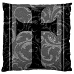 Goth Brocade Cross Standard Flano Cushion Case (One Side) Front