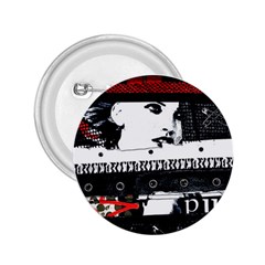 Punk Chick 2 25  Button by ArtistRoseanneJones