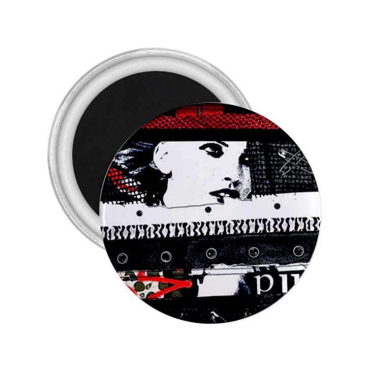 Punk Chick 2.25  Button Magnet