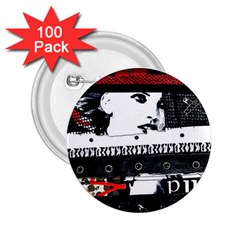 Punk Chick 2 25  Button (100 Pack)