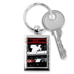 Punk Chick Key Chain (Rectangle) Front