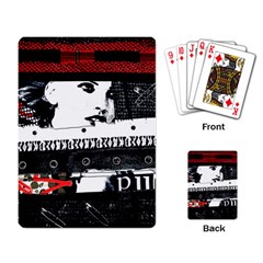 Punk Chick Playing Cards Single Design