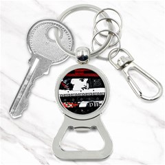 Punk Chick Bottle Opener Key Chain