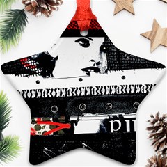 Punk Chick Star Ornament (two Sides) by ArtistRoseanneJones