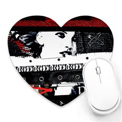 Punk Chick Mouse Pad (heart)