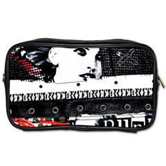 Punk Chick Travel Toiletry Bag (one Side)