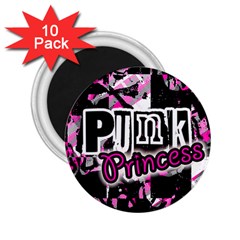 Punk Princess 2 25  Button Magnet (10 Pack)