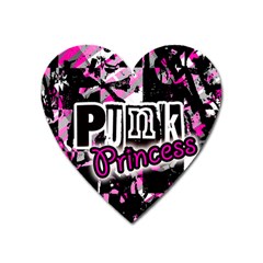 Punk Princess Magnet (heart)