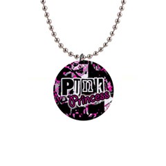 Punk Princess Button Necklace