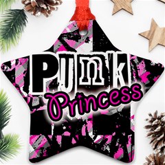 Punk Princess Star Ornament (two Sides) by ArtistRoseanneJones