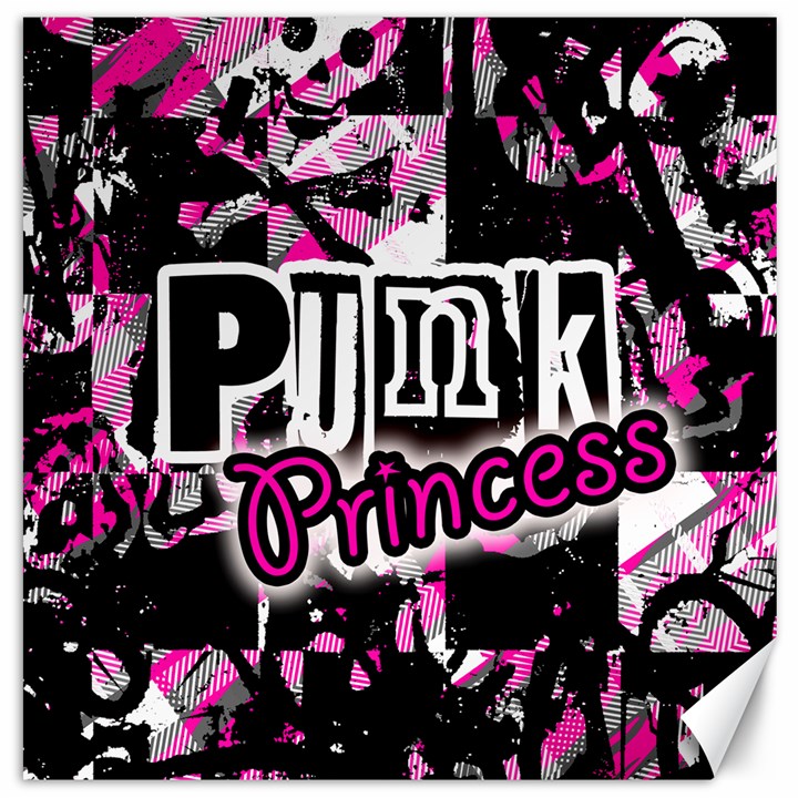 Punk Princess Canvas 16  x 16  (Unframed)