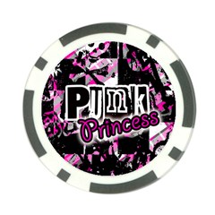 Punk Princess Poker Chip