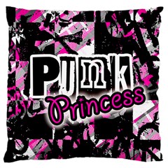 Punk Princess Large Cushion Case (single Sided) 