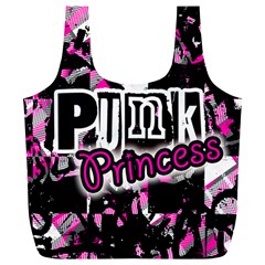 Punk Princess Reusable Bag (xl) by ArtistRoseanneJones