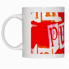 Punk Union Jack White Coffee Mug