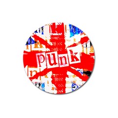 Punk Union Jack Magnet 3  (Round)