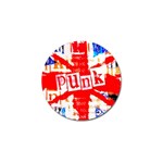 Punk Union Jack Golf Ball Marker 4 Pack Front