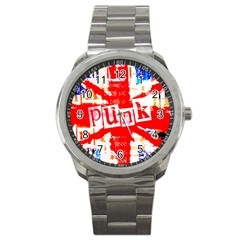 Punk Union Jack Sport Metal Watch