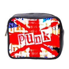 Punk Union Jack Mini Travel Toiletry Bag (Two Sides)