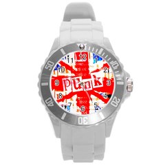 Punk Union Jack Plastic Sport Watch (Large)