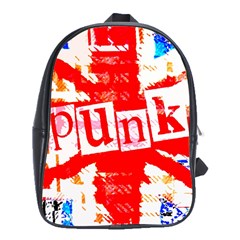 Punk Union Jack School Bag (XL)