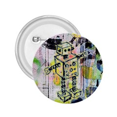 Graffiti Graphic Robot 2 25  Button