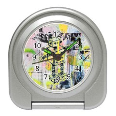 Graffiti Graphic Robot Desk Alarm Clock