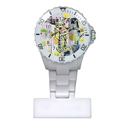 Graffiti Graphic Robot Nurses Watch by ArtistRoseanneJones