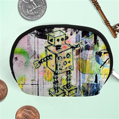 Graffiti Graphic Robot Accessory Pouch (medium)