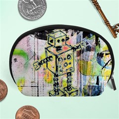 Graffiti Graphic Robot Accessory Pouch (large)