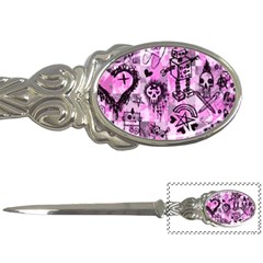 Pink Scene Kid Sketches Letter Opener